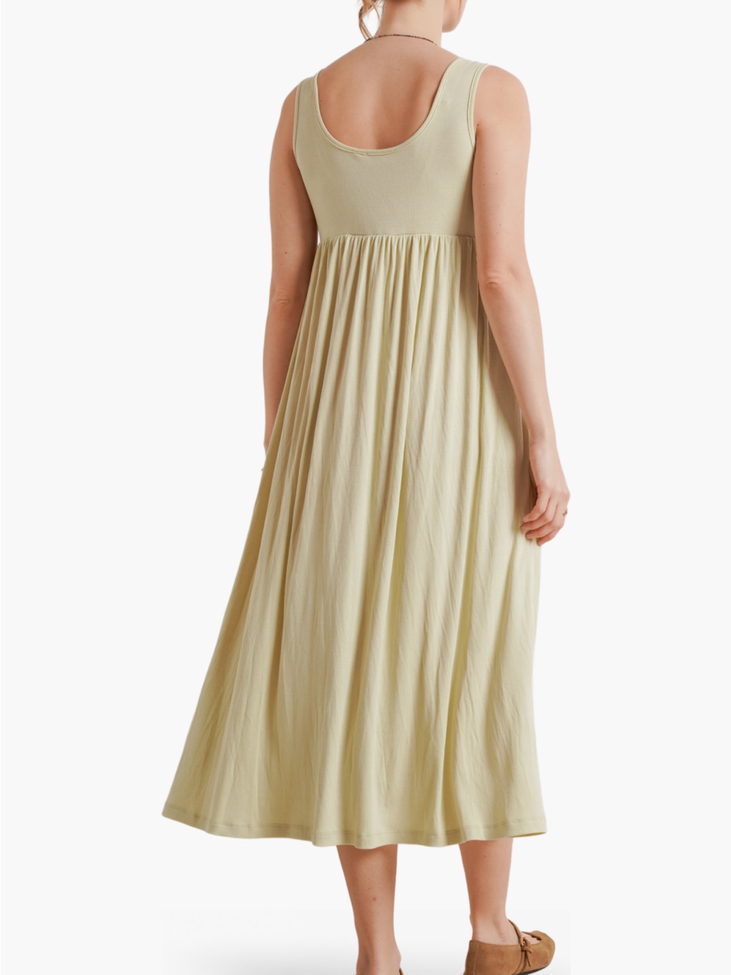 Nom Maternity Rib Maternity/Nursing Midi Dress - Small — image 3 of 3